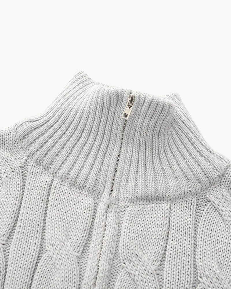 Lost Couture - Pullover met halve rits