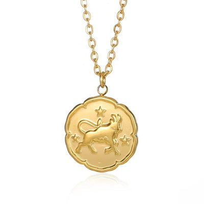 Lost Couture - Gouden Zodiac-ketting