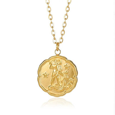 Lost Couture - Gouden Zodiac-ketting