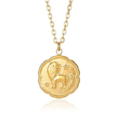 Lost Couture - Gouden Zodiac-ketting