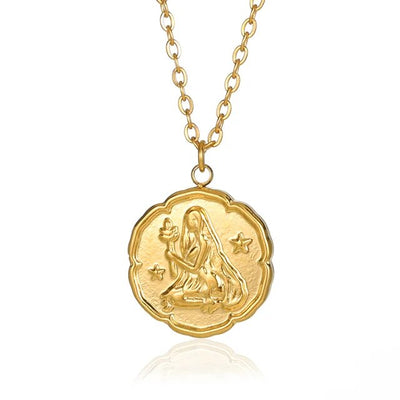 Lost Couture - Gouden Zodiac-ketting