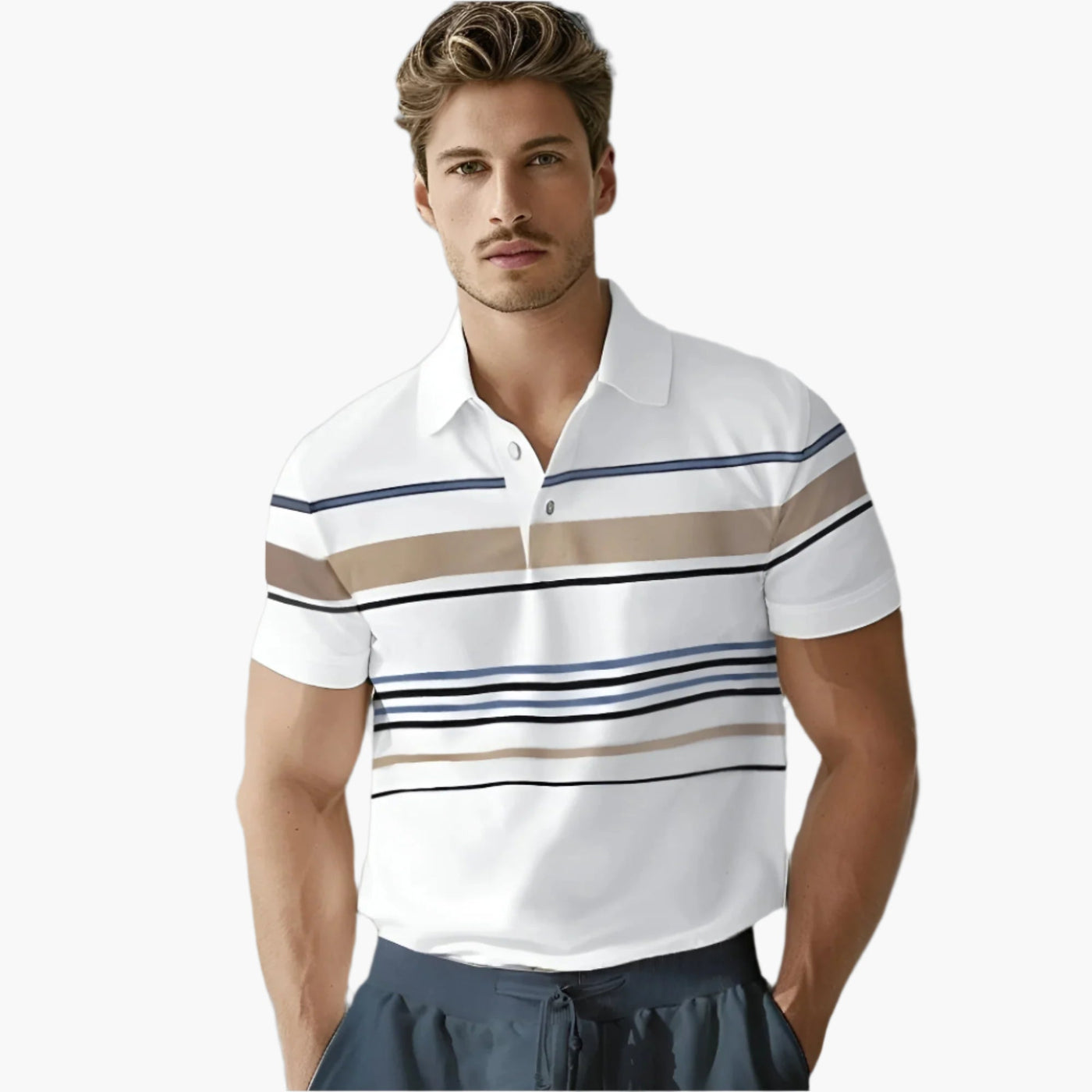 Lost Couture - Jason gestreepte polo