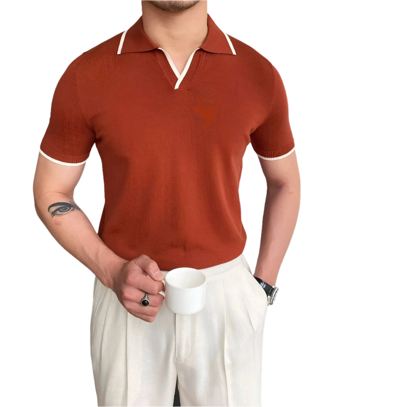 Lost Couture – Polo casual Milo (vestibilità attillata)